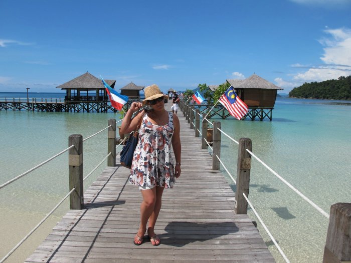 The jetti at Kota Kinabalu